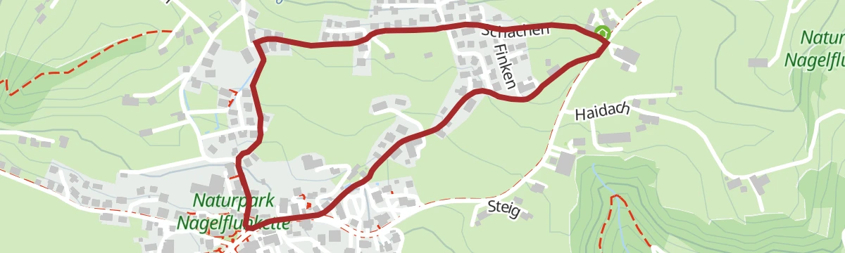 Route map: Lingenau erzählt | Oberbuch